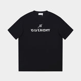 Front view of Givenchy luxury clothing with monogram-inspired silhouette