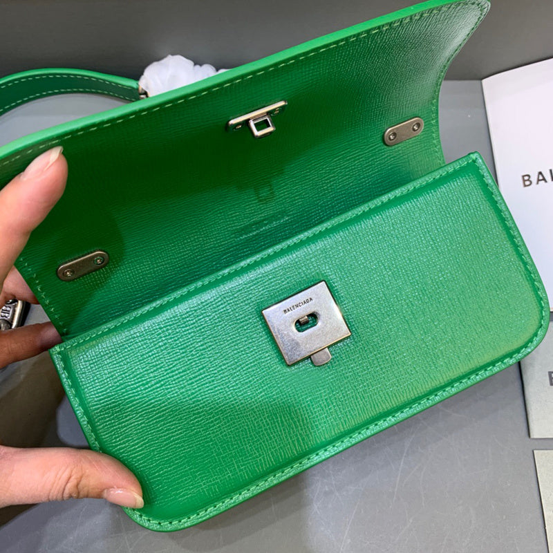 Understated Faux Leather Handbag - Signature Hardware Accents | Women's Designer-Inspired Purse #421 - styled full view (image 7) of designer-inspired handbag