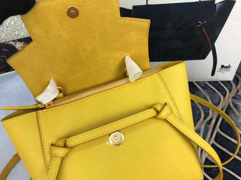 Side profile of statement premium women's handbag – women's luxury accessory