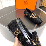 Hermes shoes Style 039 - angled studio shot