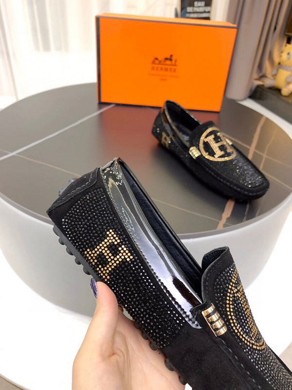 Hermès Black Ankle Boots - Toe Detail View