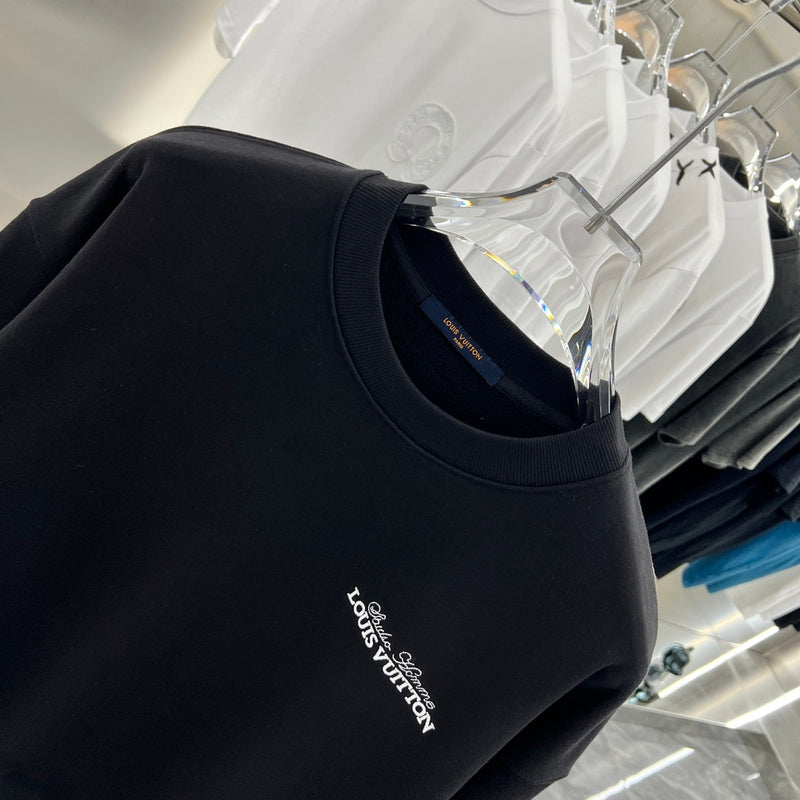 Full styled look of Louis Vuitton luxury clothing with relaxed-fit cut