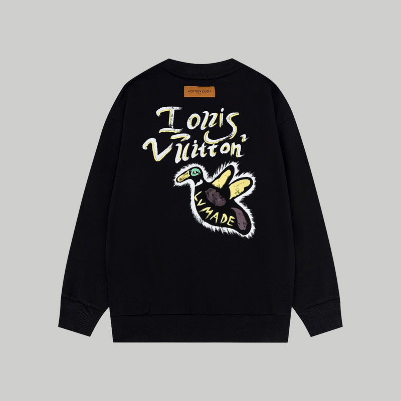 Side profile of Louis Vuitton luxury clothing with everyday silhouette