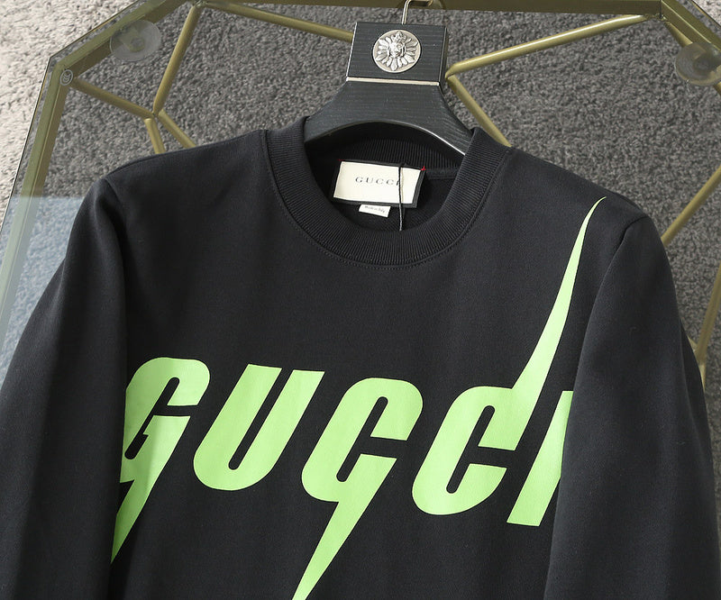 Close-up detail shot of Gucci luxury clothing with tailored silhouette