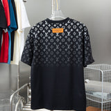 Side profile of Louis Vuitton cotton t-shirt with signature branding
