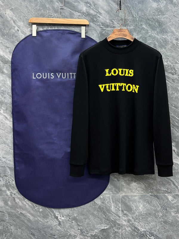 Back view of Louis Vuitton luxury clothing with everyday silhouette
