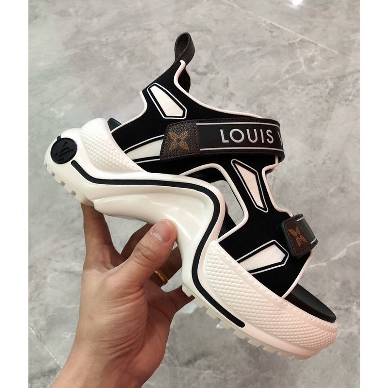 Louis Vuitton shoes Style 308 - back heel detail