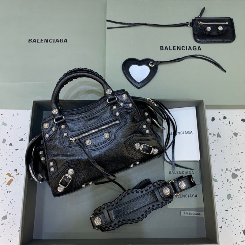 Effortless Faux Leather Handbag - Signature Hardware Accents | Women's Designer-Inspired Purse #341 - front view (image 1) of designer-inspired handbag