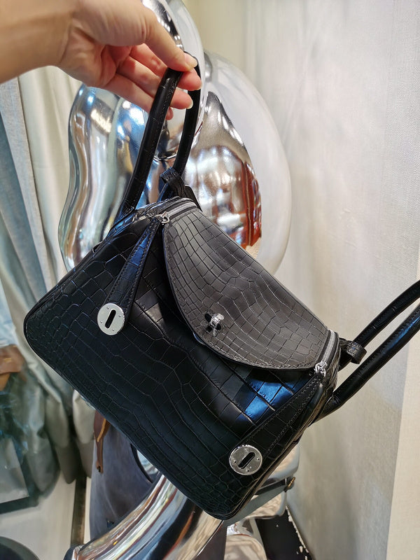 Close-up detail of timeless bag design