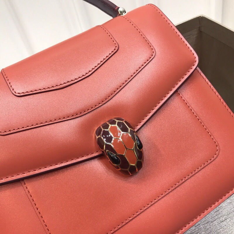 Elegant Vegan Leather Handbag - Sleek Minimalist Lines | Women's Luxury Handbag #1765 - side angle view (image 2) of designer-inspired handbag