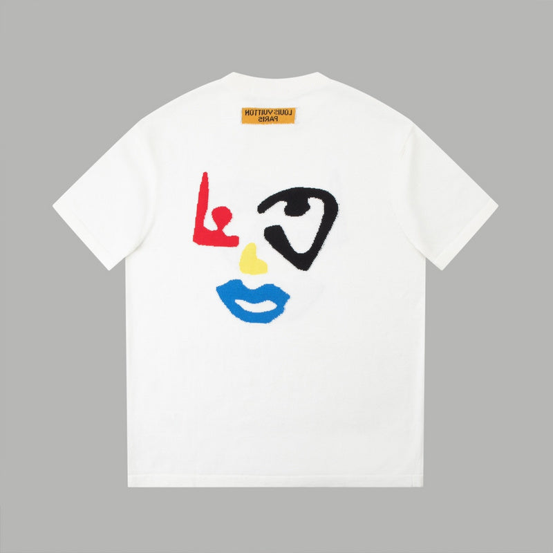 Full styled look of Louis Vuitton cotton t-shirt with relaxed-fit cut