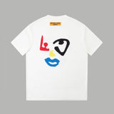 Full styled look of Louis Vuitton cotton t-shirt with relaxed-fit cut