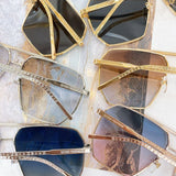 Side view of Louis Vuitton unisex sunglasses