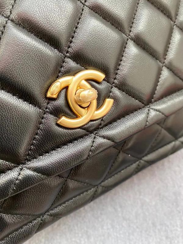 Zivas Charm Polished Finish Fashion Handbag (Signature Shape & Finish) – Interior View