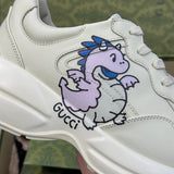 Gucci classic monochrome luxury sneakers view 5 everyday casual design