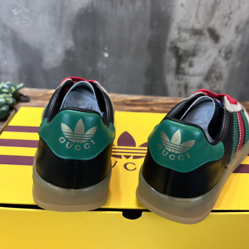 Gucci sneakers detailed view showing premium designer craftsmanship