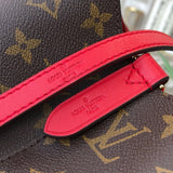 Side profile of modern sleek women's handbag – women's luxury handbag