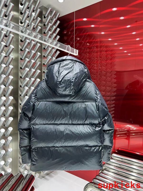 Side profile of Rhude luxury clothing with runway-inspired design