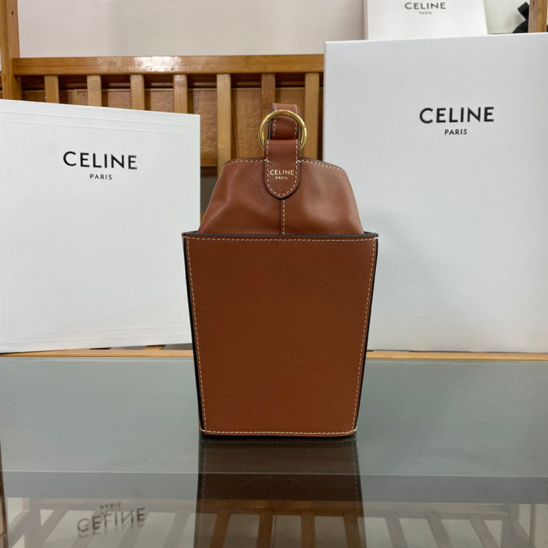 Front view of structured signature women's handbag – women's designer-style accessory