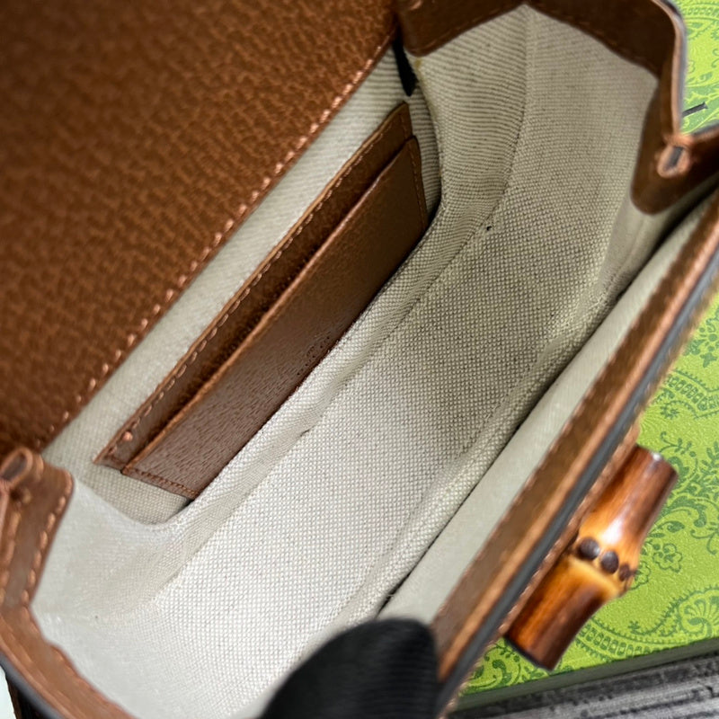 Side profile of structured statement women's handbag – women's everyday handbag