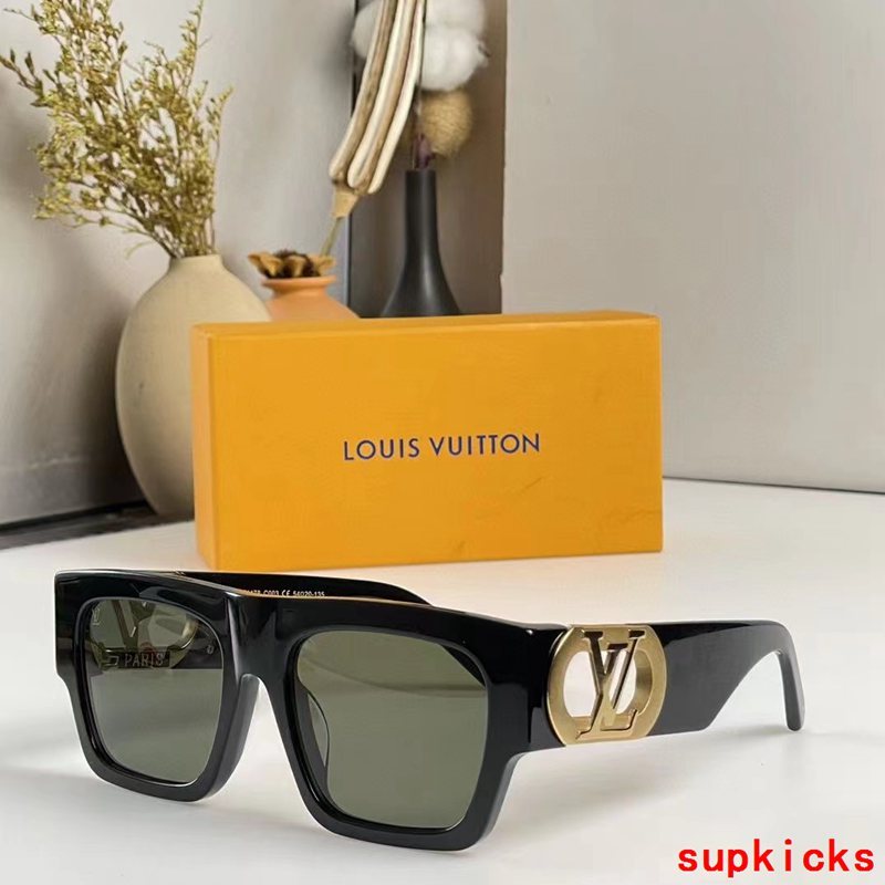 Lifestyle view of Louis Vuitton unisex sunglasses