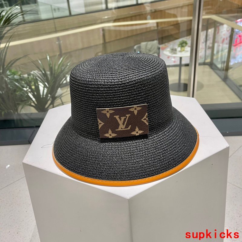 Close-up detail view of Louis Vuitton unisex cap
