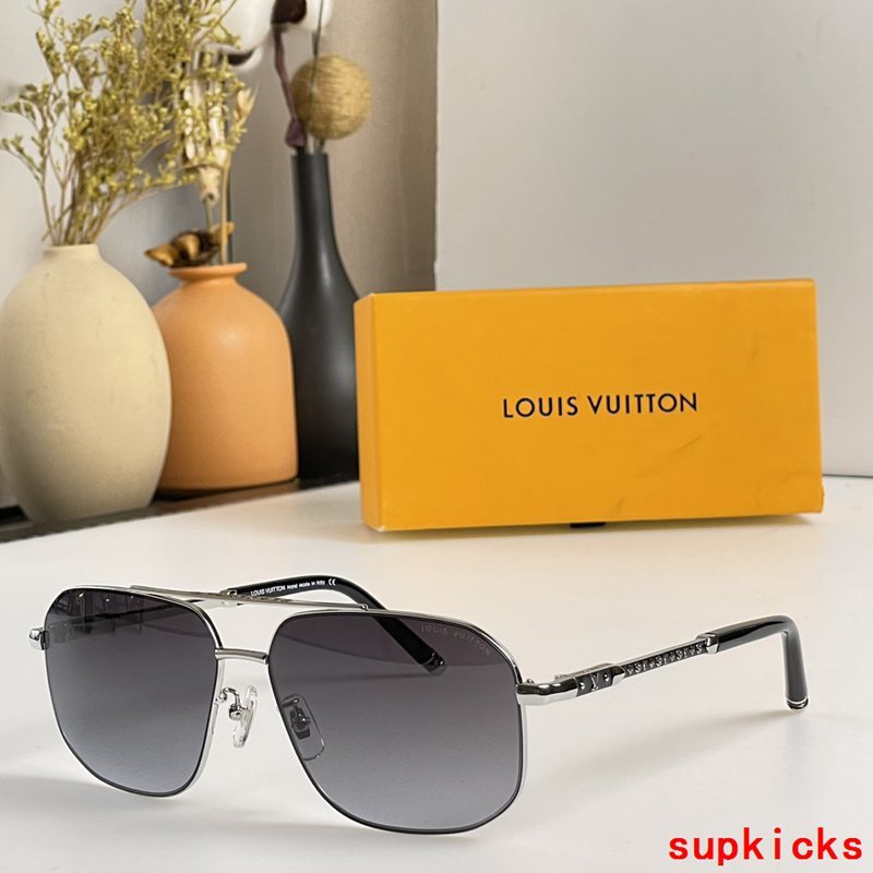 Side view of Louis Vuitton unisex sunglasses