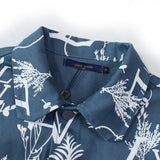 Close-up detail shot of Louis Vuitton luxury clothing with signature branding