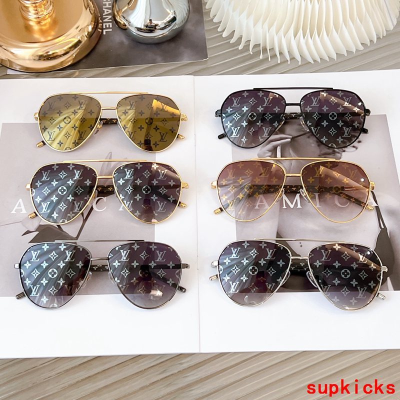 Lifestyle view of Louis Vuitton unisex sunglasses