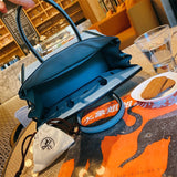 Close-up detail of versatile bag design