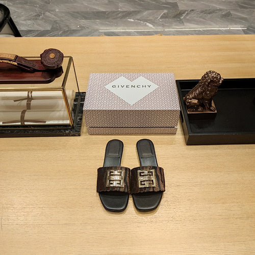 Givenchy Burgundy Loafer Flats - Full Silhouette View