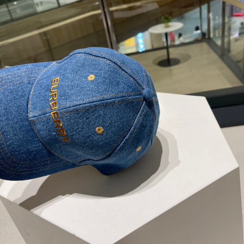 Front view of Burberry unisex cap