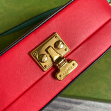 Back view of structured premium women's handbag – women's statement bag