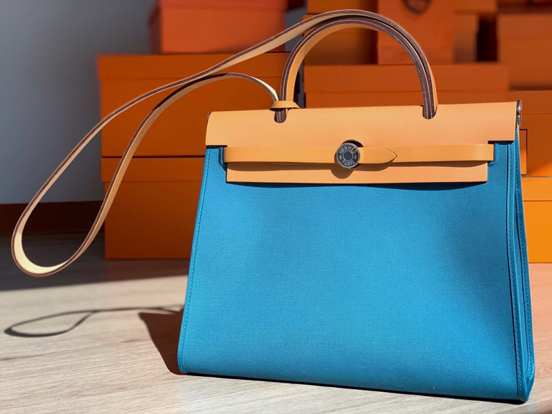 Close-up detail of timeless bag design