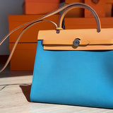 Close-up detail of timeless bag design