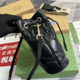 Side view of chic structured handbag