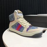 Gucci all-black luxury sneakers view 9 retro runner design
