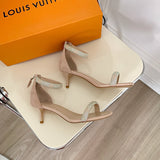 Louis Vuitton Burgundy Ankle Boots - Lifestyle Styling Shot