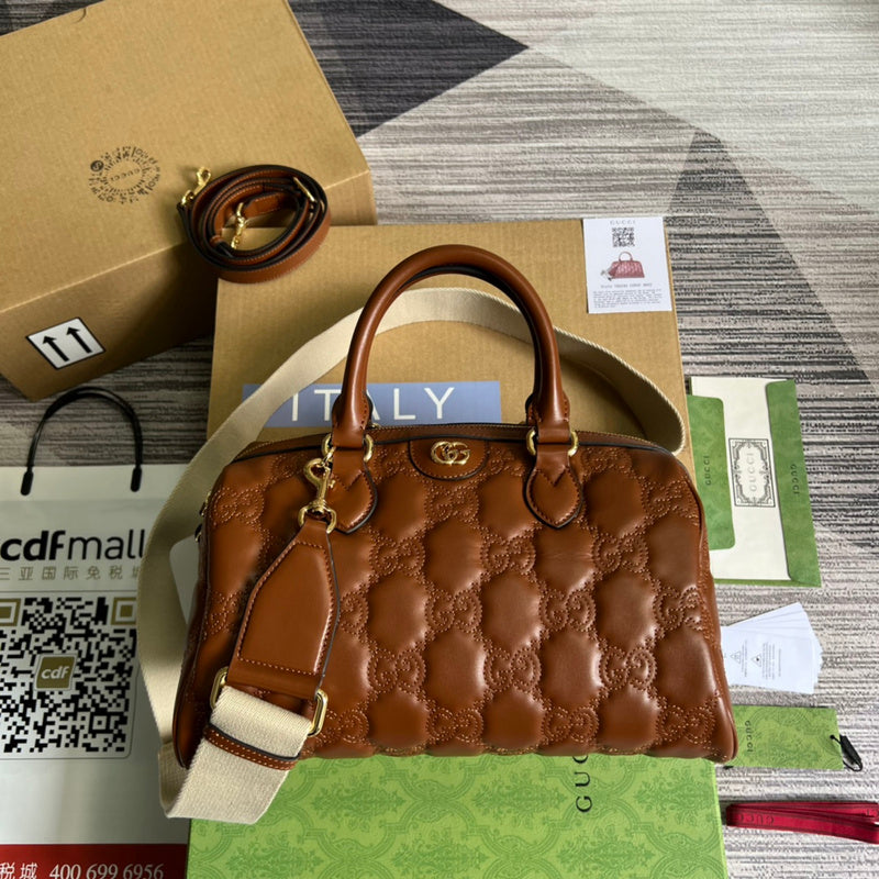 Side profile of statement refined women's handbag – women's statement bag