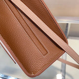 Refined Vegan Leather Handbag - Smooth Faux-Leather Exterior | Women's Premium Handbag #1092 - alternate angle view (image 8) of designer-inspired handbag