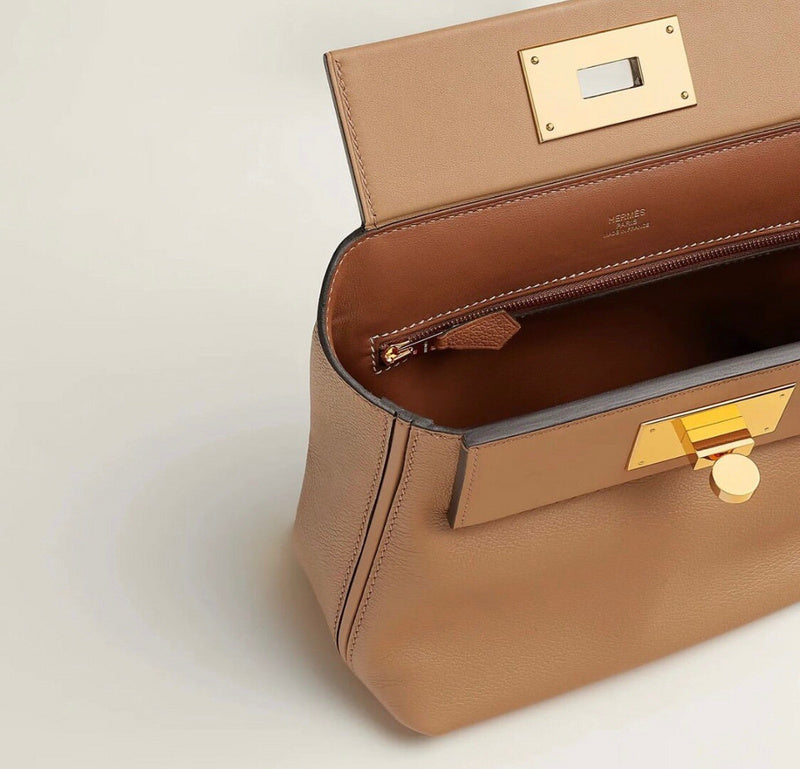 Tailored handbag styled for everyday wear