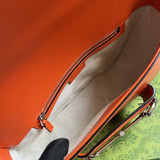 Close-up detail of modern everyday-luxe women's handbag – women's luxury handbag