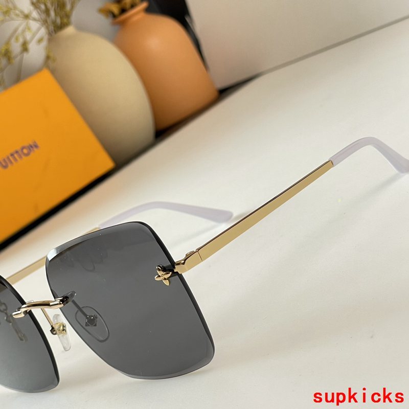 Side view of Louis Vuitton unisex sunglasses