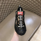 Bold Faux Leather Shoes - Signature Finish | Women's Designer-Inspired Footwear #1260 - back view (image 4) of designer-inspired shoes