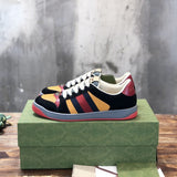 Gucci muted earth tones luxury sneakers view 10 retro runner design