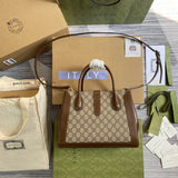 Front view of polished everyday-luxe women's handbag – women's luxury accessory
