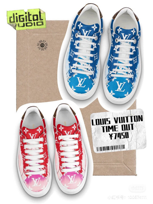 Louis Vuitton luxury shoes side view — premium authentic designer style