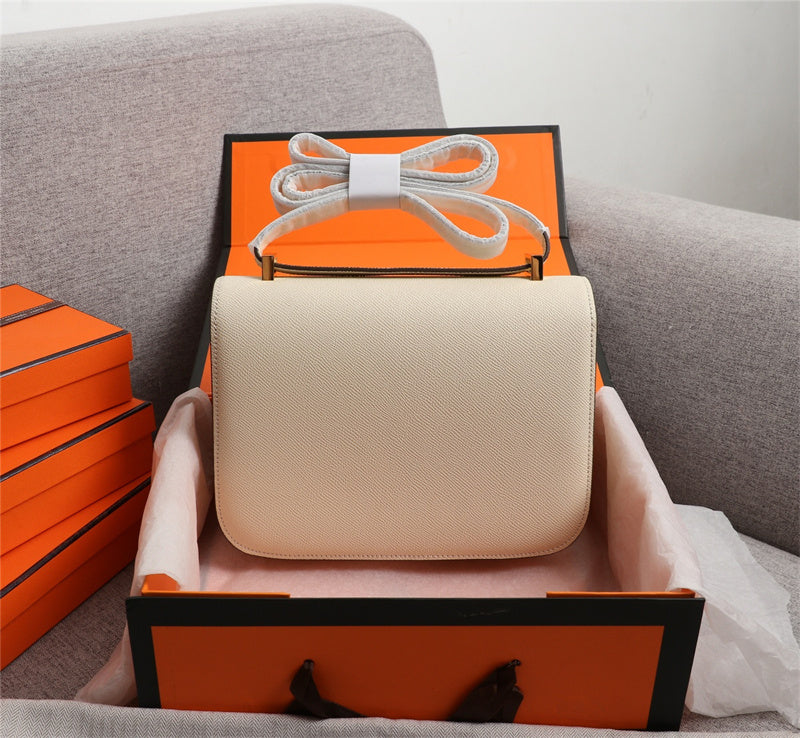 Polished bag shown from front angle