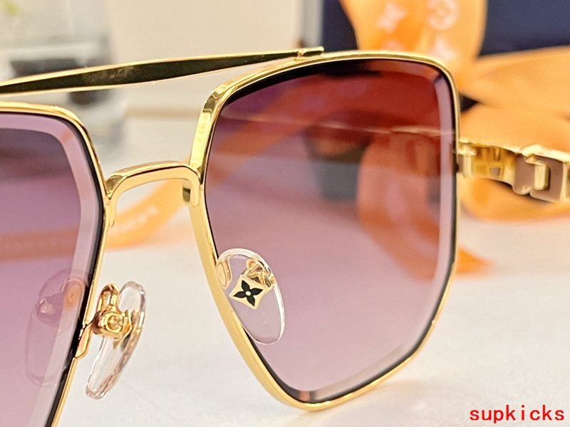 Side view of Louis Vuitton unisex sunglasses