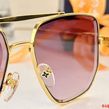 Side view of Louis Vuitton unisex sunglasses